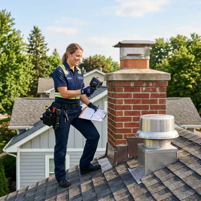 Technician removing a deceased bird from an indoor space in Middle Park